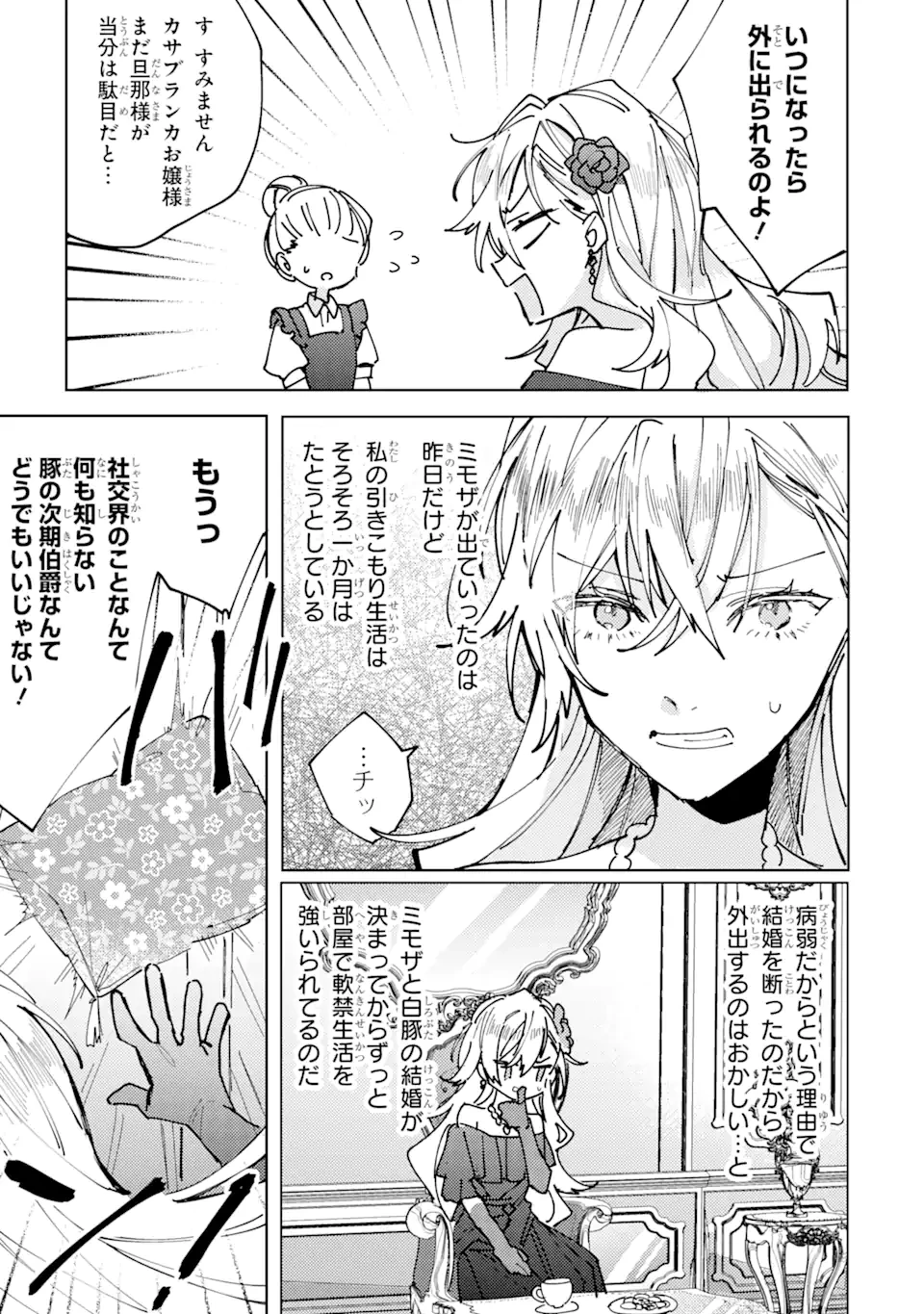 美人の姉が嫌がったので、どう見ても姿絵が白豚の次期伯爵に嫁ぎましたところ 第2.3話 - 5