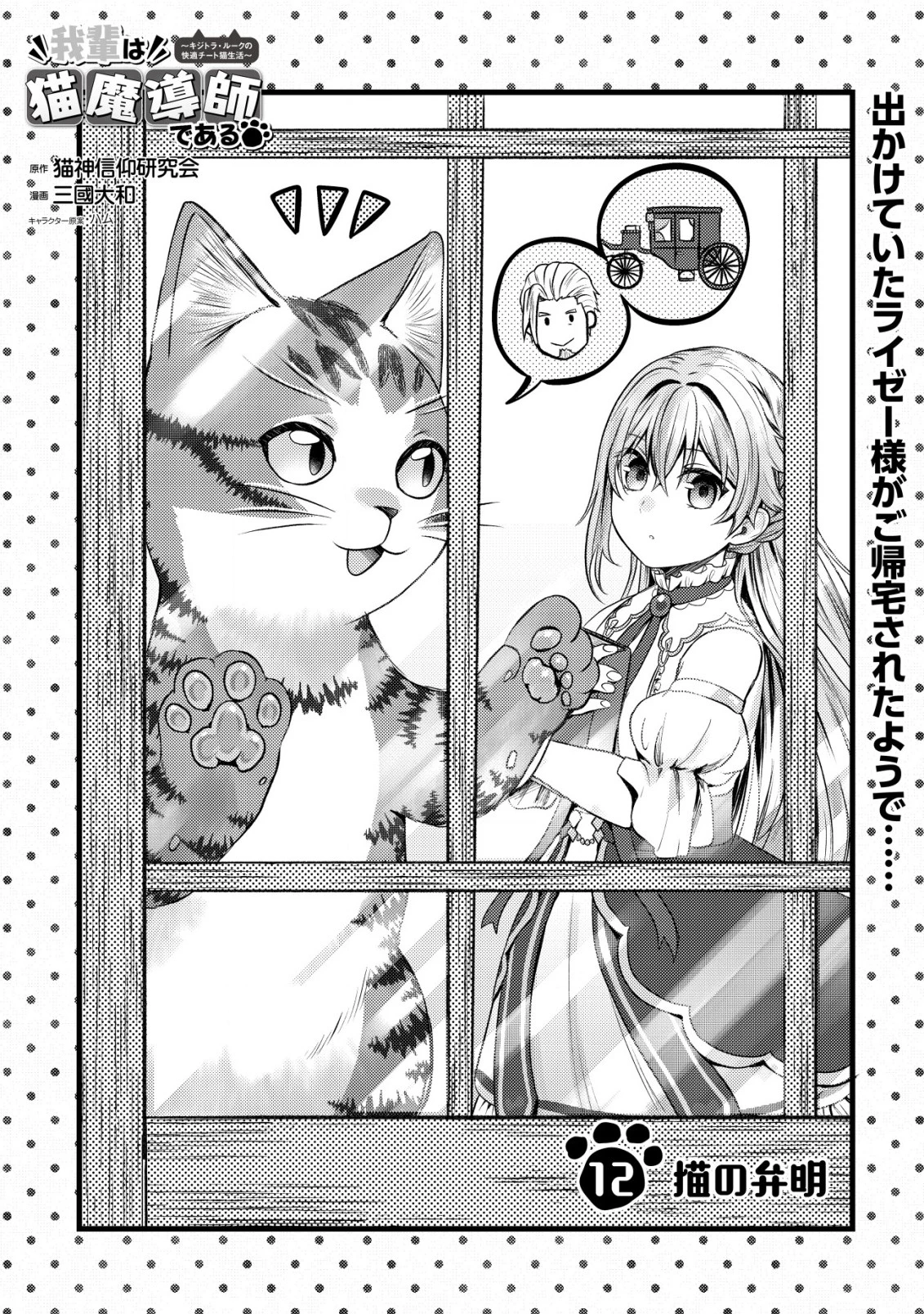我輩は猫魔導師である～キジトラ・ルークの快適チート猫生活～ 第12話 - 1