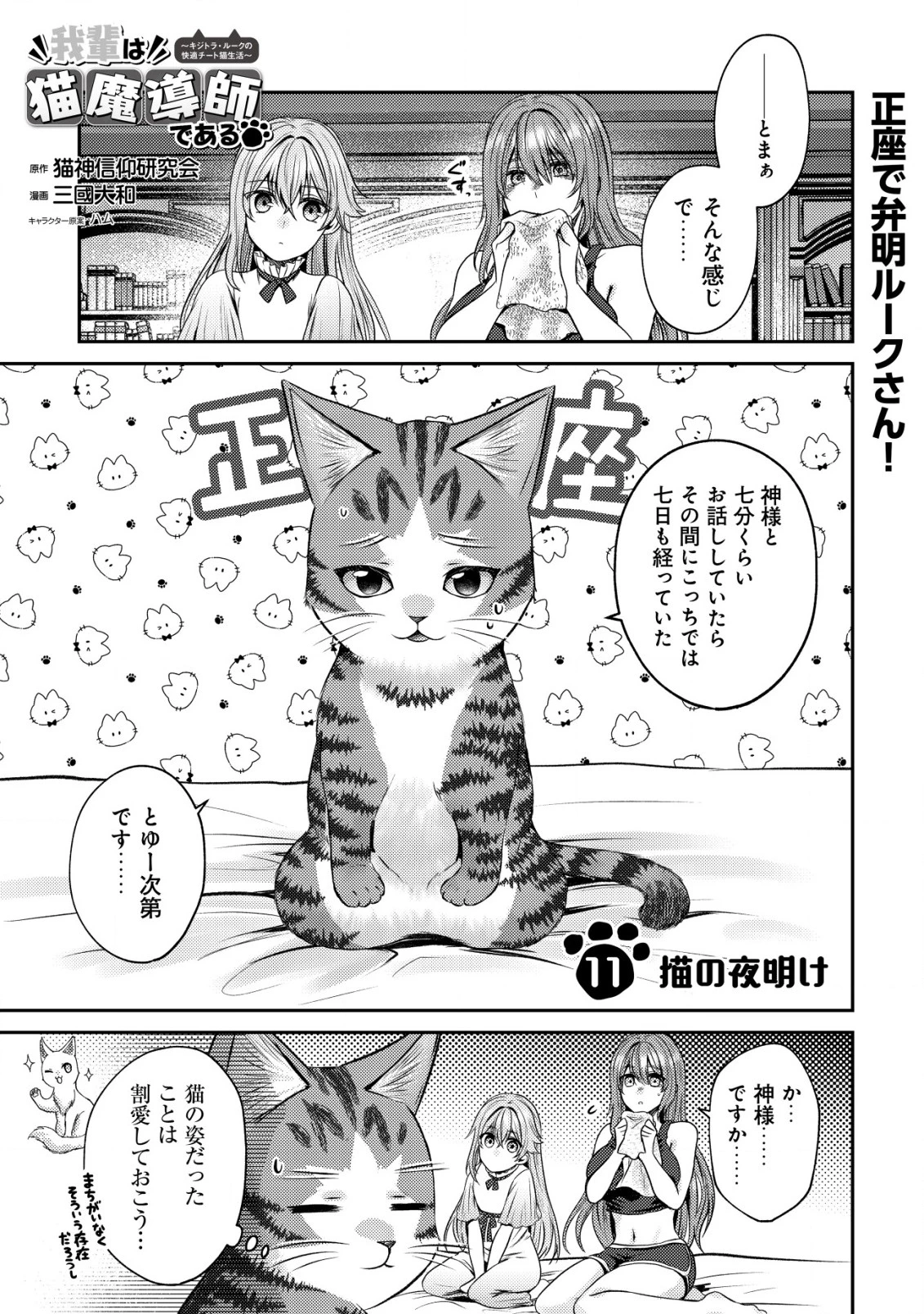 我輩は猫魔導師である～キジトラ・ルークの快適チート猫生活～ 第11話 - 1
