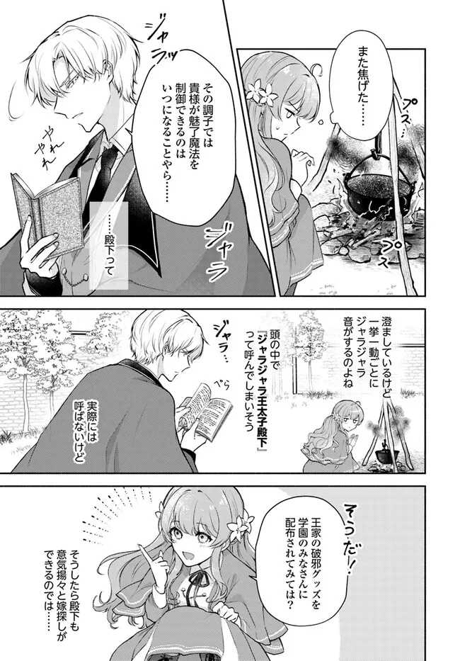 魅了魔法を暴発させたら破邪グッズをジャラジャラさせた王太子に救われました 第1.4話 - 6