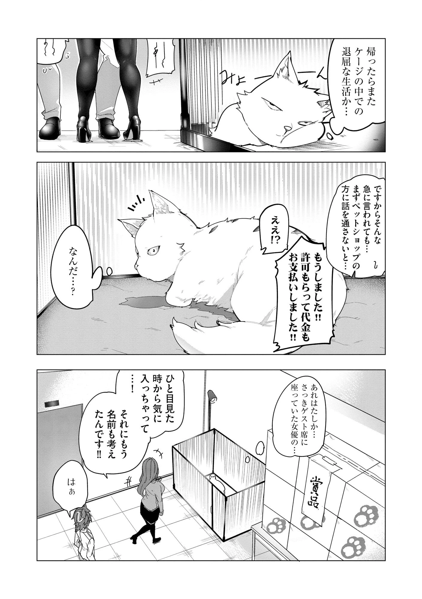 猫に転生したけど、暇なのでゲーマー女子と一緒にＶＲＭＭＯをする 第1.1話 - 7