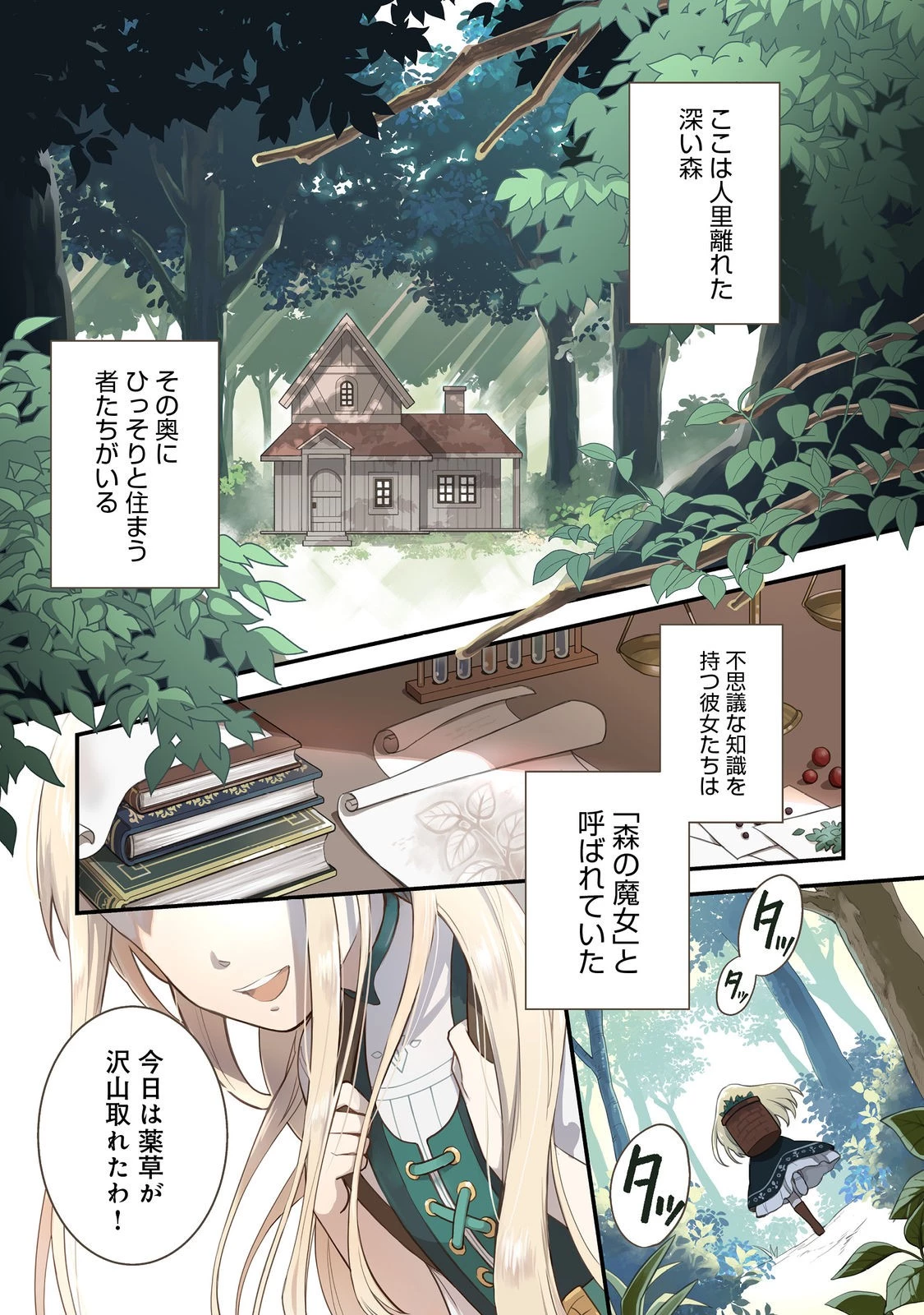 森の端っこのちび魔女さん@COMIC 第1話 - 1