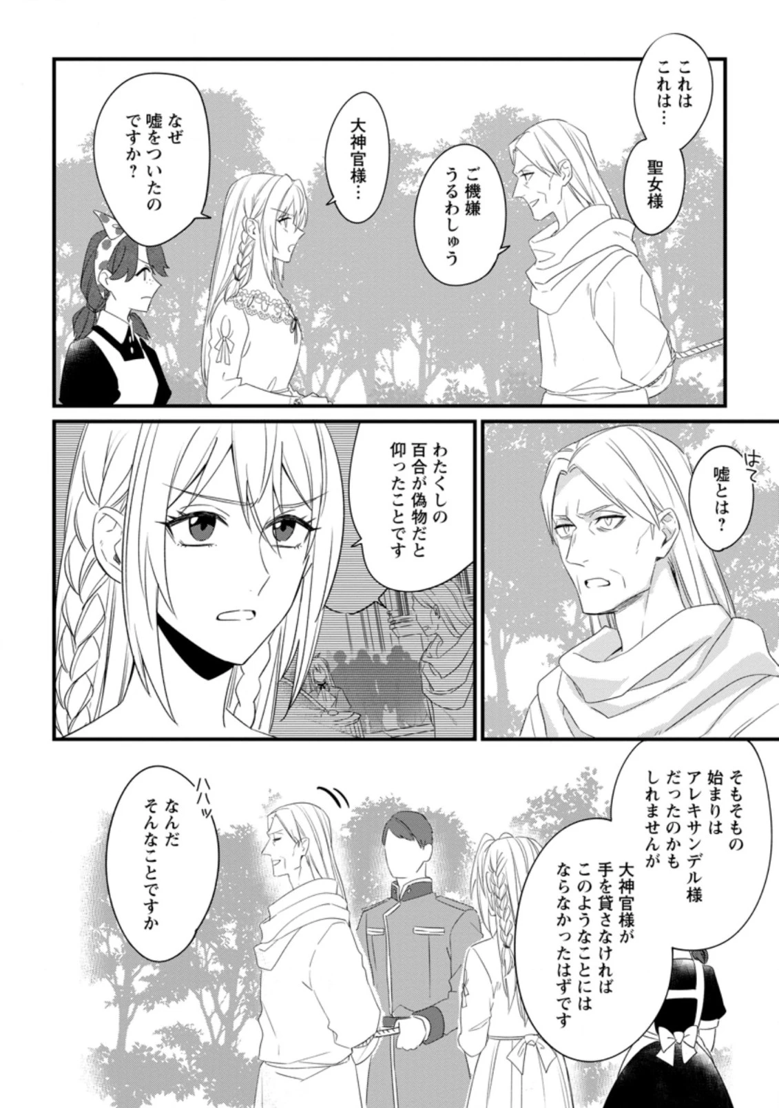 王妃になる予定でしたが、偽聖女の汚名を着せられたので逃亡したら、皇太子に溺愛されました。そちらもどうぞお幸せに。 第16.2話 - 3