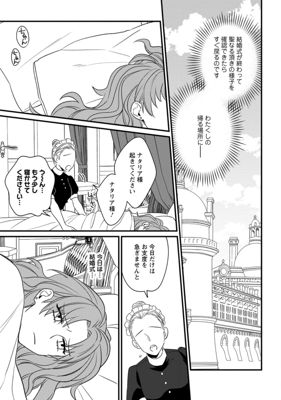 王妃になる予定でしたが、偽聖女の汚名を着せられたので逃亡したら、皇太子に溺愛されました。そちらもどうぞお幸せに。 第8.3話 - 3