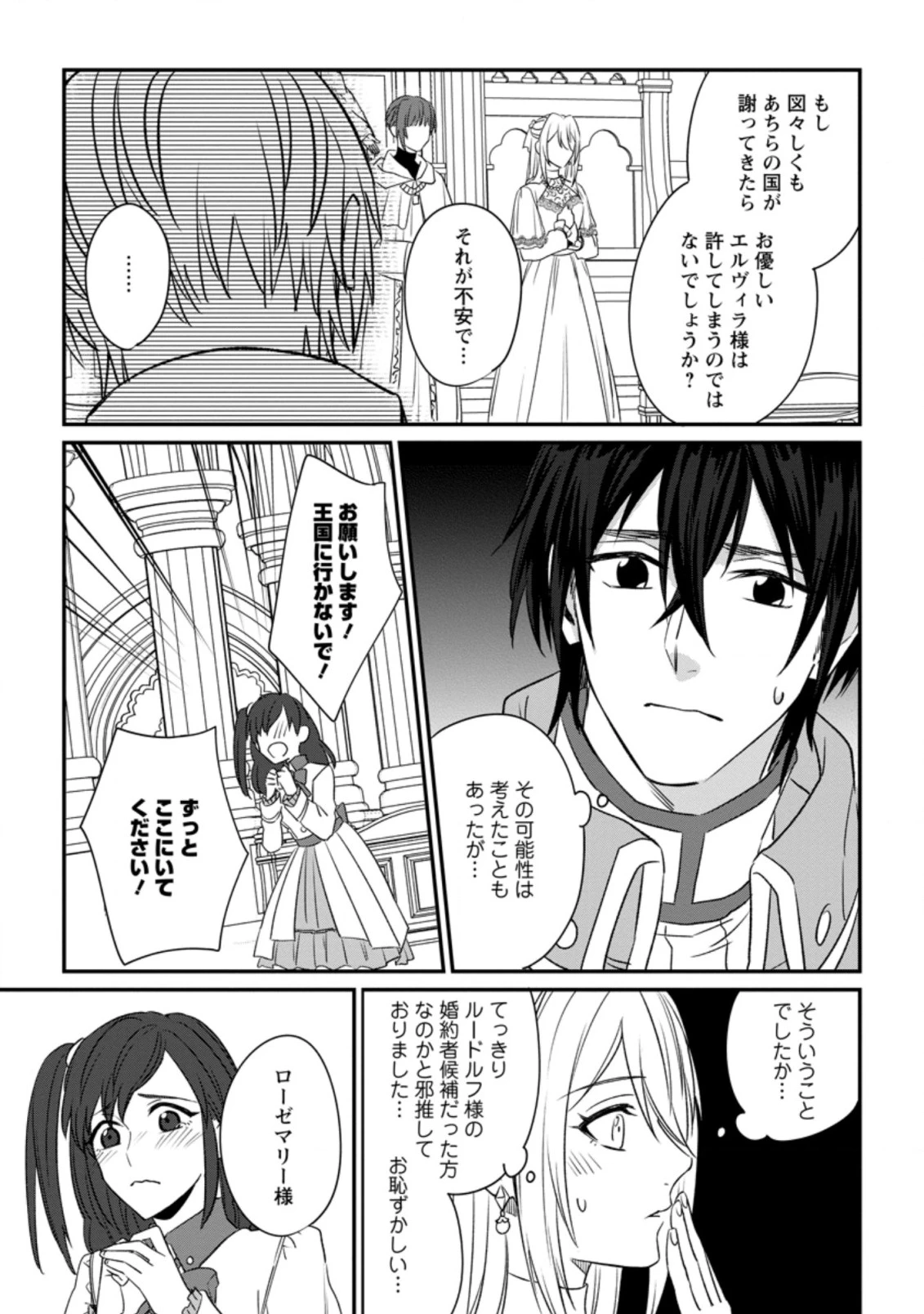 王妃になる予定でしたが、偽聖女の汚名を着せられたので逃亡したら、皇太子に溺愛されました。そちらもどうぞお幸せに。 第5.3話 - 8