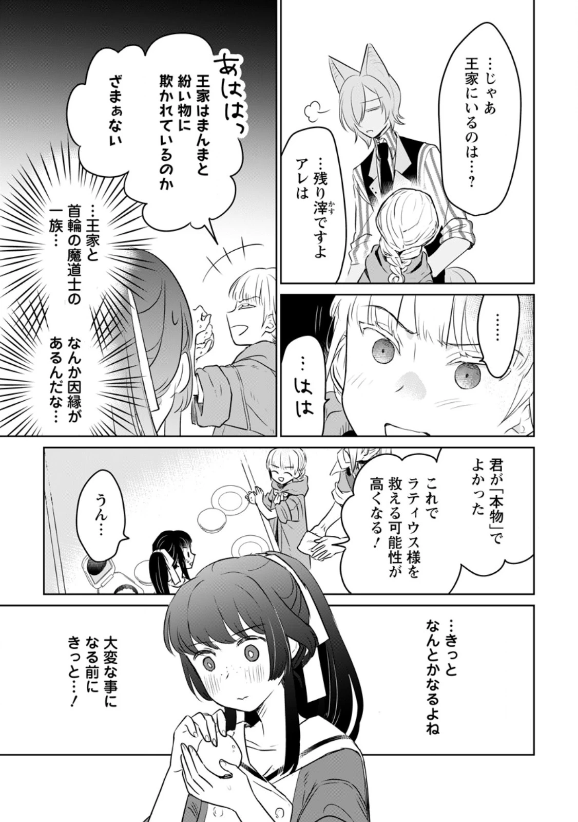 聖女じゃないと追放されたので、もふもふ従者(聖獣)とおにぎりを握る 第28.2話 - 1