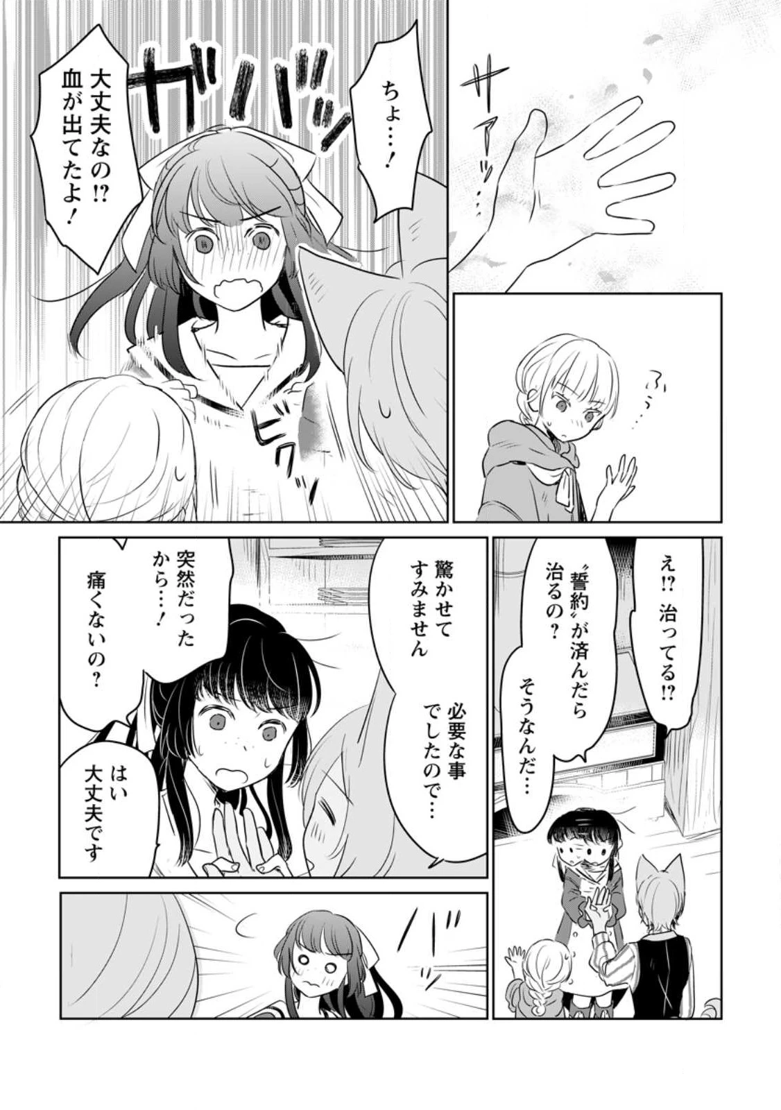 聖女じゃないと追放されたので、もふもふ従者(聖獣)とおにぎりを握る 第27.3話 - 7