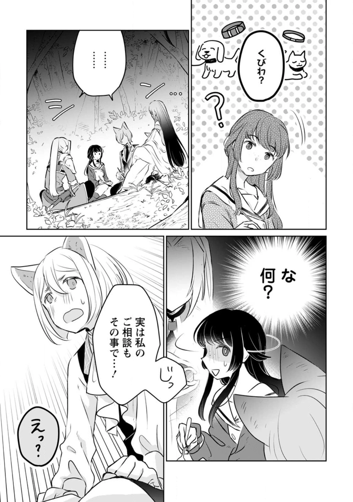 聖女じゃないと追放されたので、もふもふ従者(聖獣)とおにぎりを握る 第22.2話 - 7