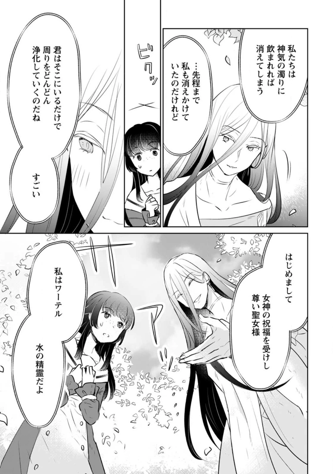 聖女じゃないと追放されたので、もふもふ従者(聖獣)とおにぎりを握る 第21.1話 - 5