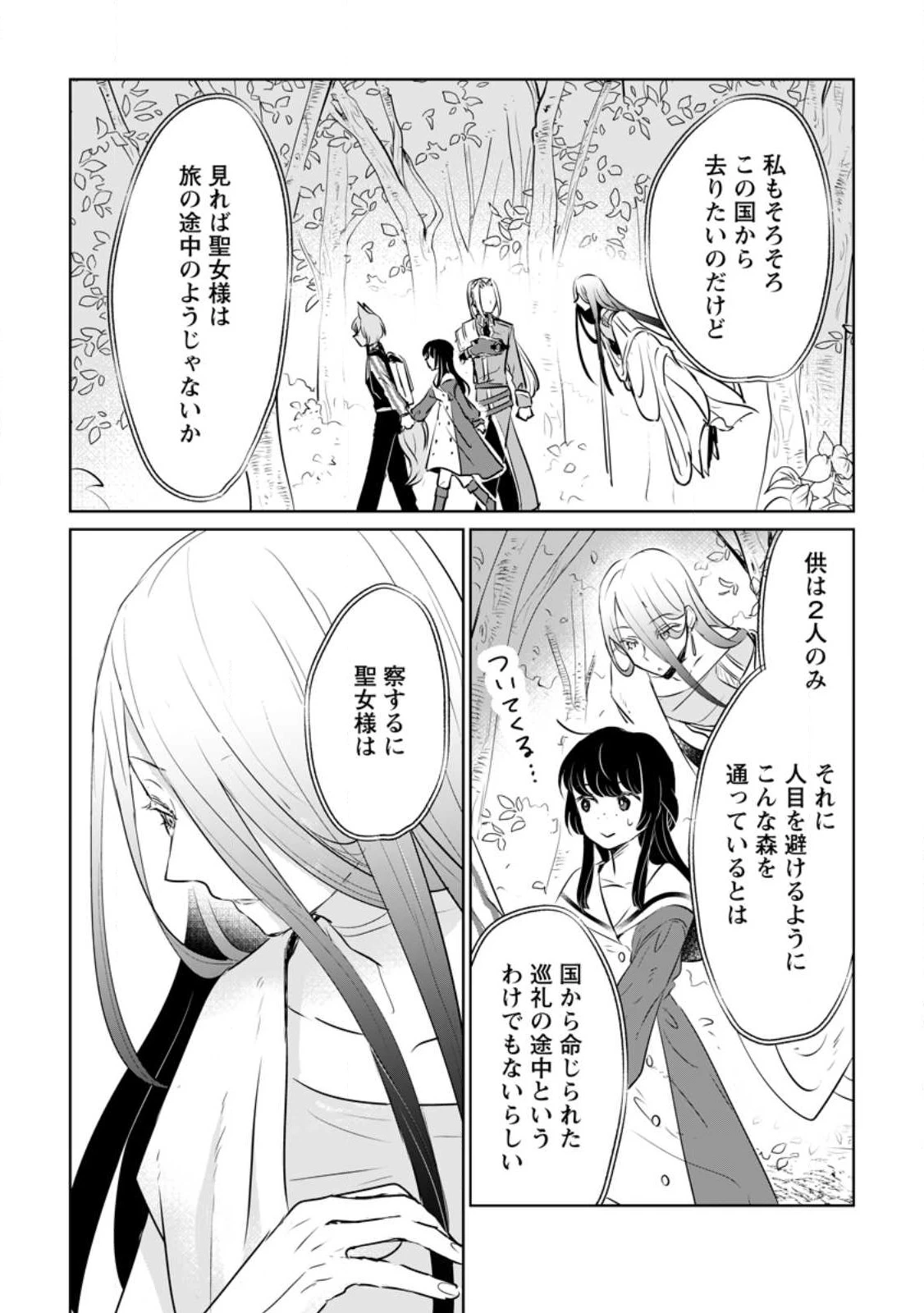 聖女じゃないと追放されたので、もふもふ従者(聖獣)とおにぎりを握る 第21.1話 - 8