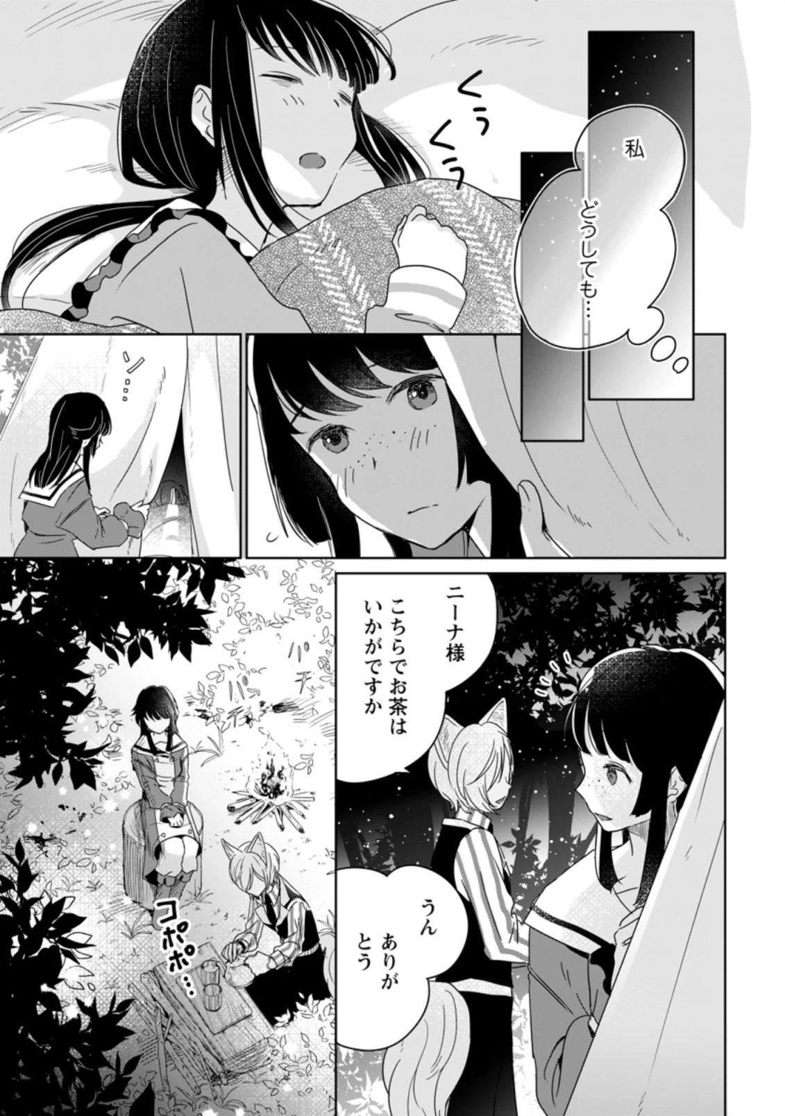 聖女じゃないと追放されたので、もふもふ従者(聖獣)とおにぎりを握る 第4.2話 - 3