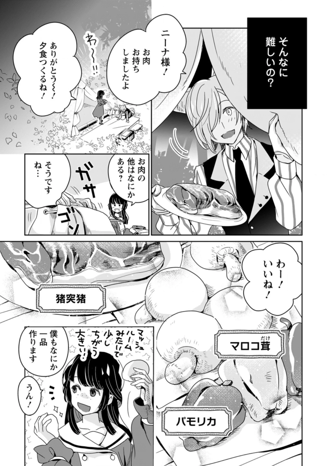 聖女じゃないと追放されたので、もふもふ従者(聖獣)とおにぎりを握る 第3.2話 - 4