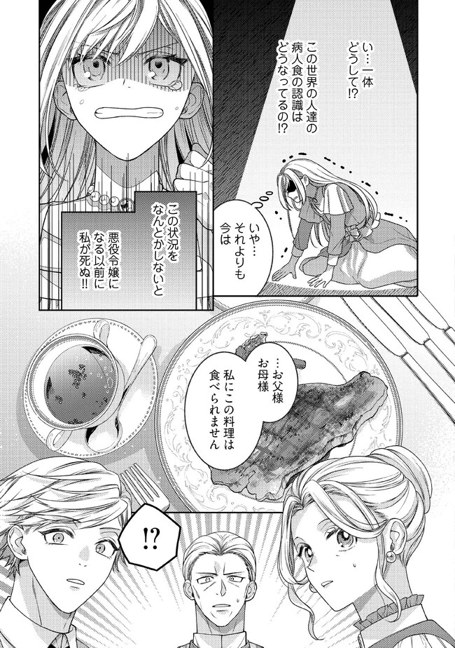 病弱な悪役令嬢ですが、婚約者が過保護すぎて逃げ出したい(私たち犬猿の仲でしたよね!?) 第1.4話 - 1