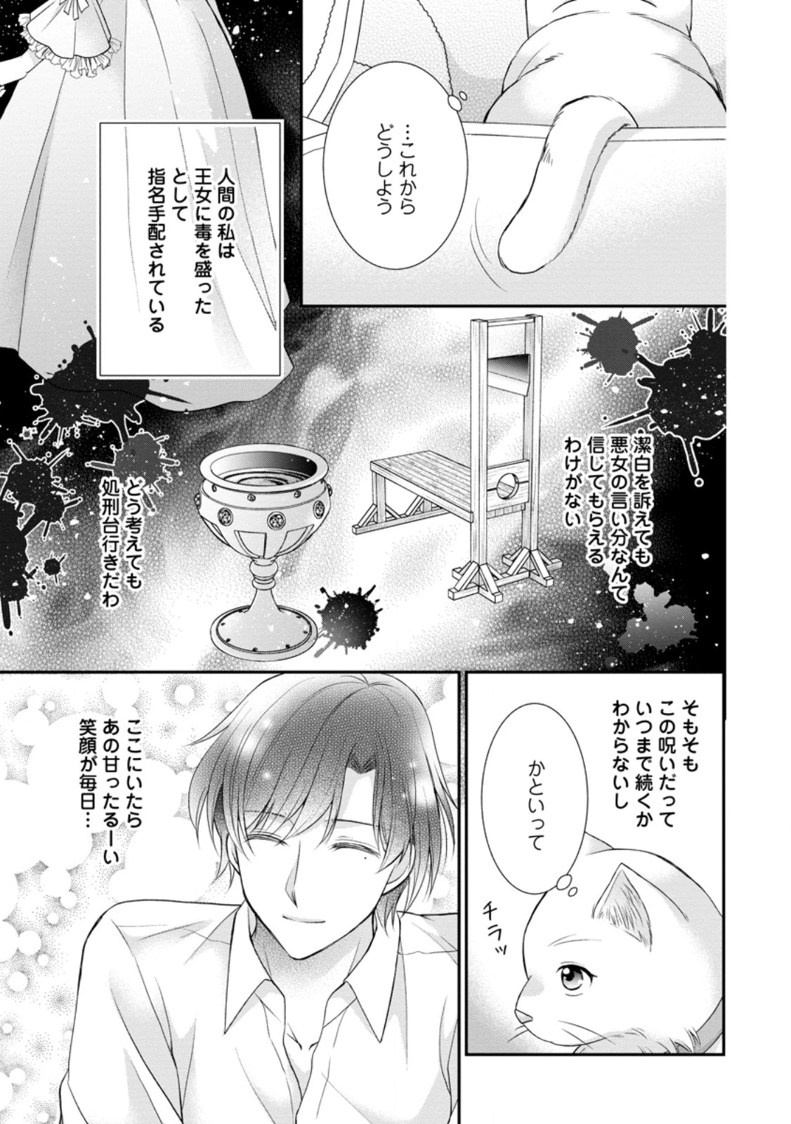 呪いで猫にされた悪女、王太子に拾われる。 第4話 - 3