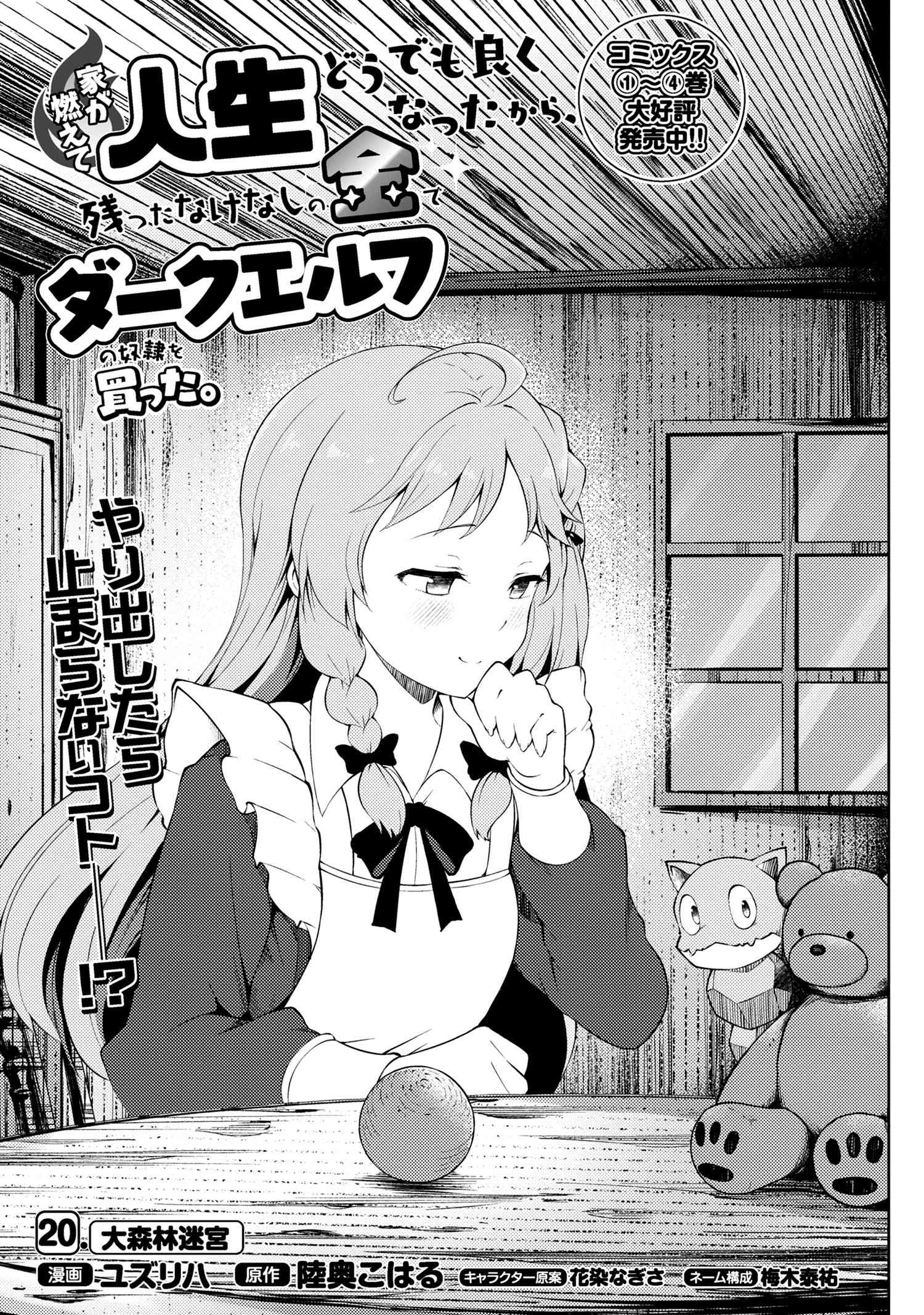 家が燃えて人生どうでも良くなったから、残ったなけなしの金でダークエルフの奴隷を買った。 第20話 - 1