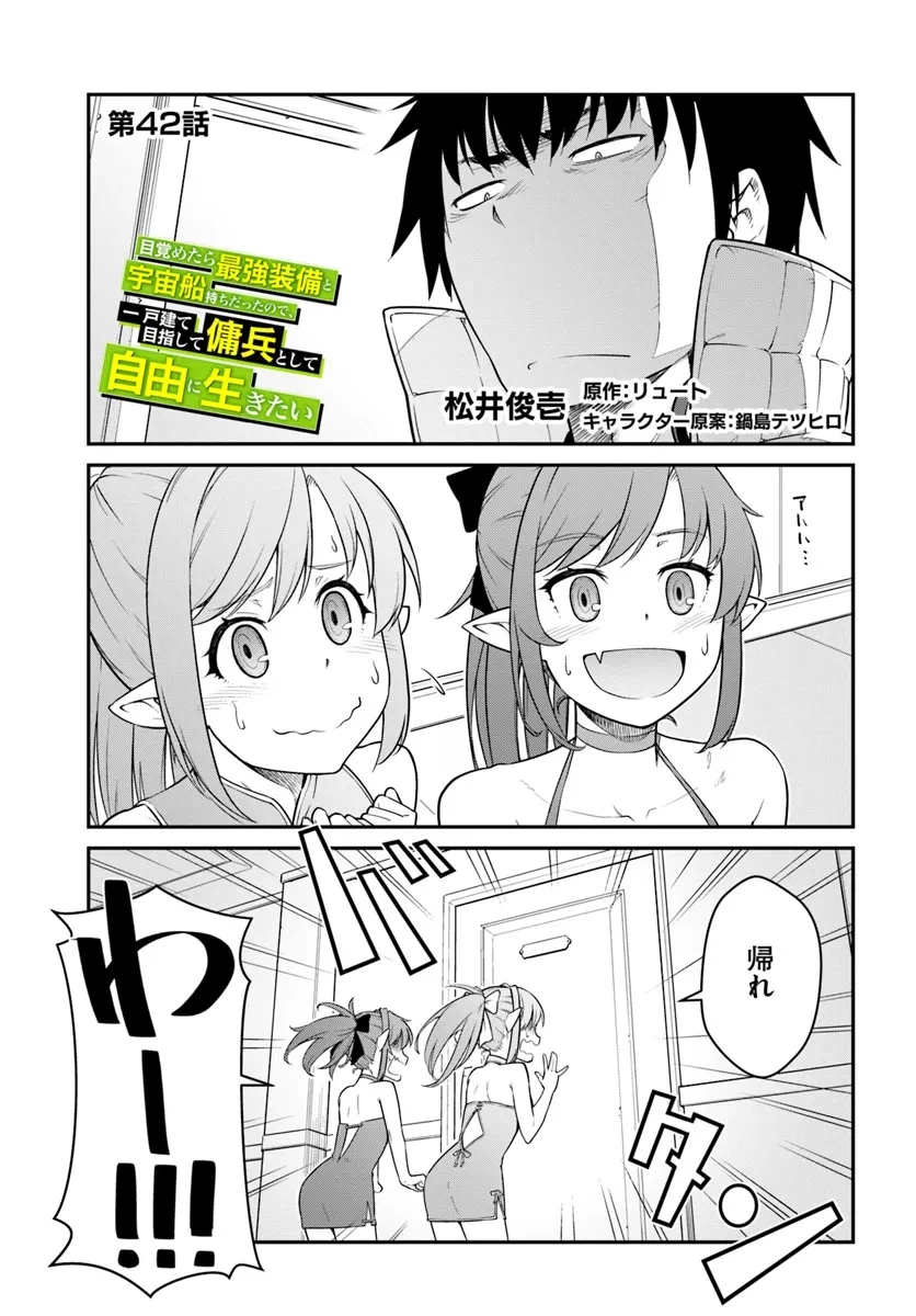 目覚めたら最強装備と宇宙船持ちだったので、一戸建て目指して傭兵として自由に生きたい 第42話 - 1