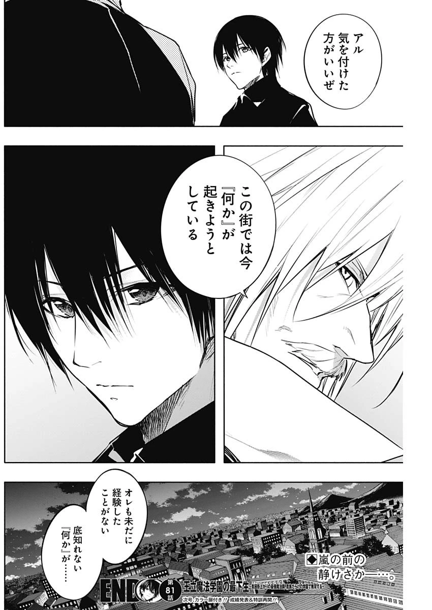 王立魔法学園の最下生　～　貧困街（スラム）上がりの最強魔法師、貴族だらけの学園で無双する　～ 第81話 - 18