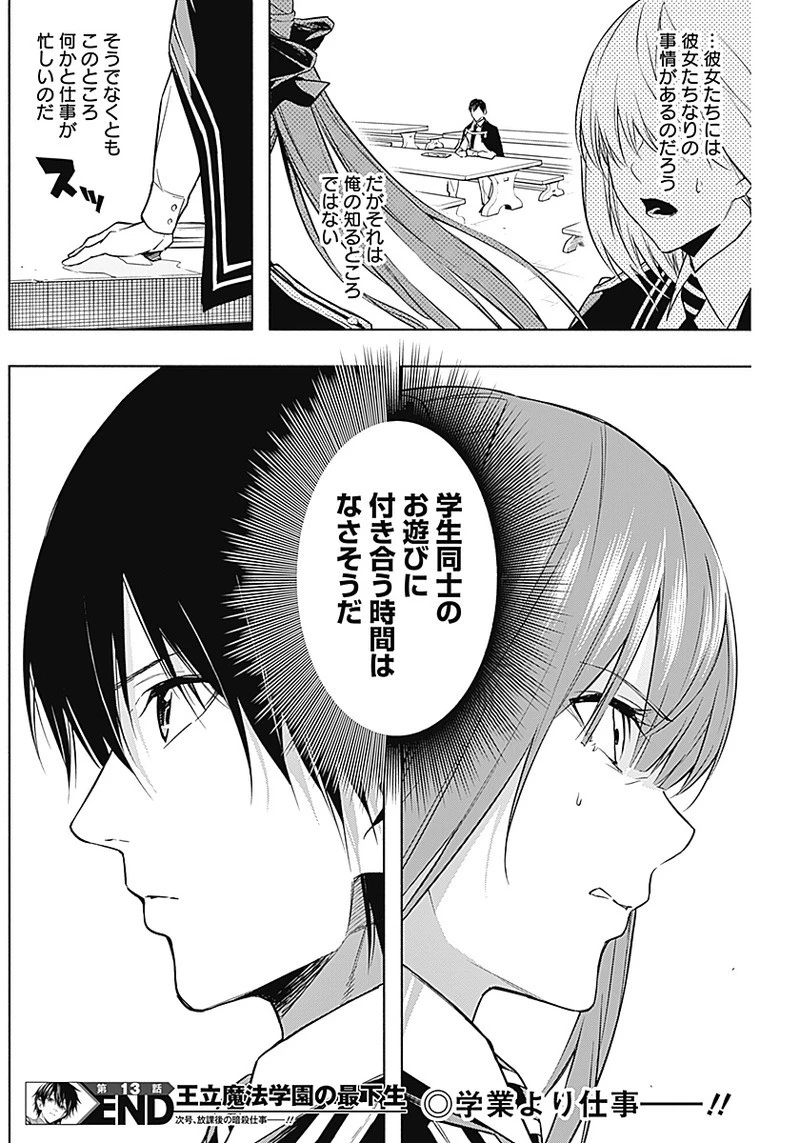 王立魔法学園の最下生　～　貧困街（スラム）上がりの最強魔法師、貴族だらけの学園で無双する　～ 第13話 - 18