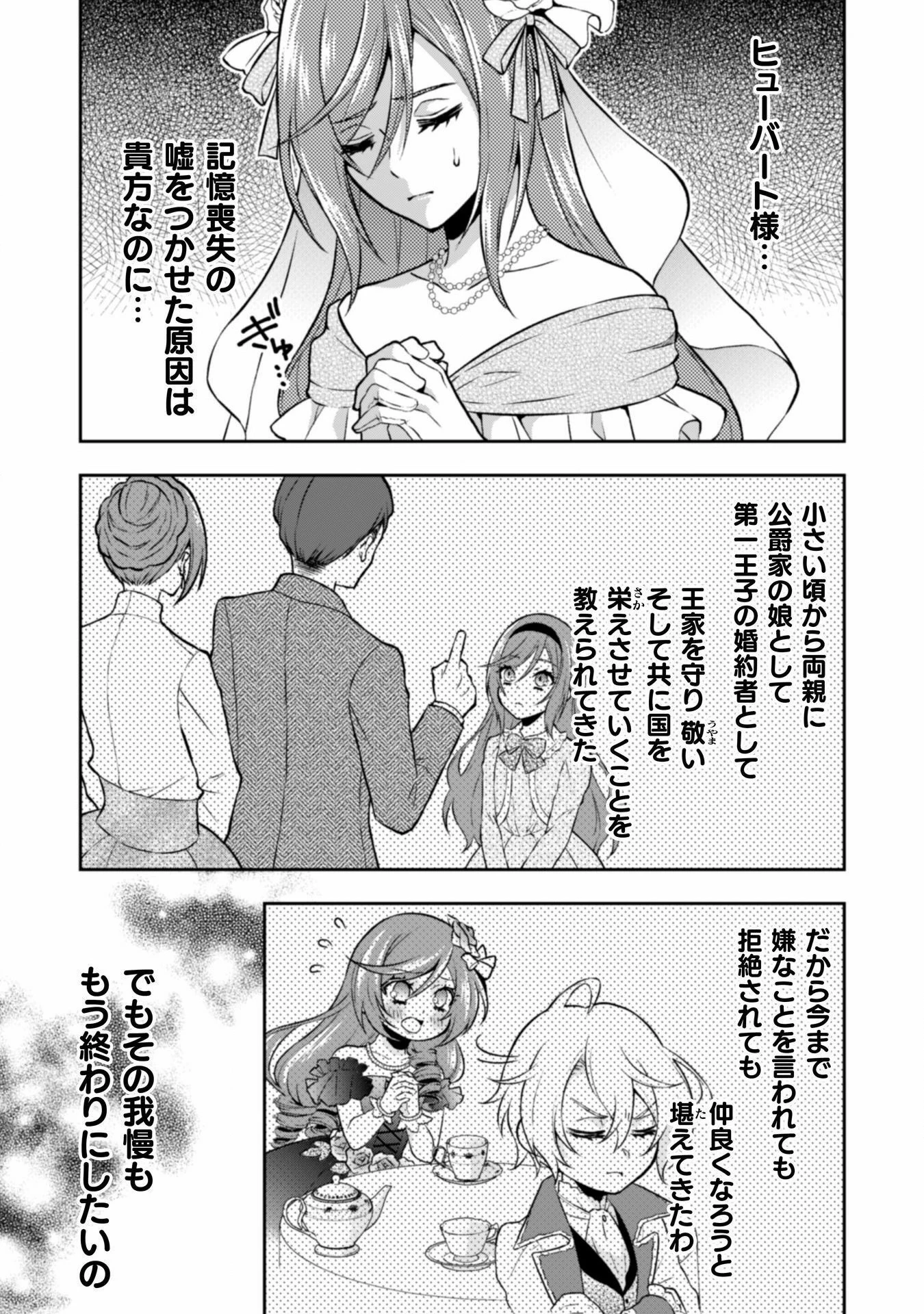 悪役令嬢はもう全部が嫌になったので、記憶喪失のふりをすることにした 第8話 - 15