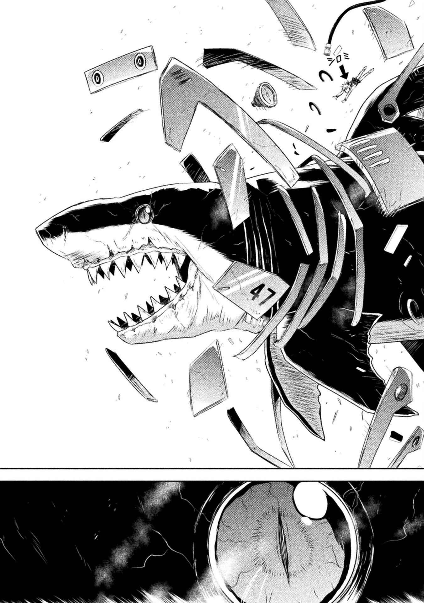 異世界喰滅のサメ; Isekai kuimetsu no Same; Sharks that eat up another world 第39話 - 37
