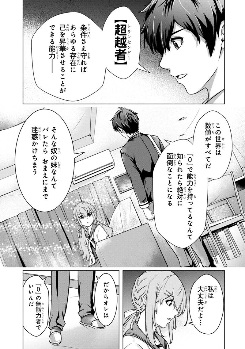 神々の権能を操りし者～能力数値『０』で蔑まれている俺だが、実は世界最強の一角～ 第1.1話 - 13