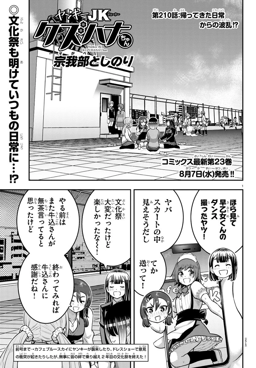 ヤンキーJKクズハナちゃん 第210話 - 1
