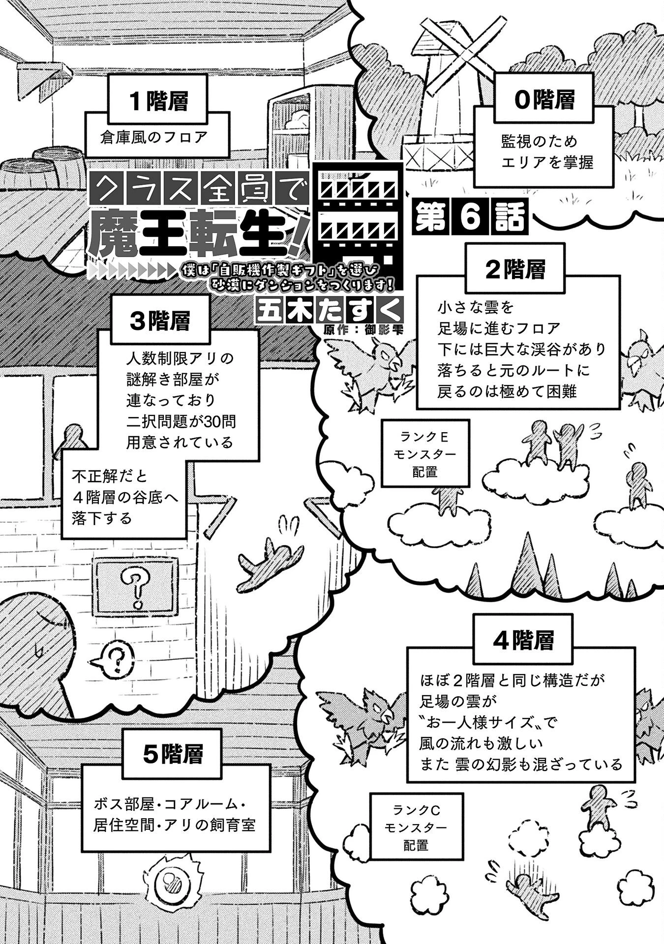 クラス全員で魔王転生！　僕は「自販機作製ギフト」を選び砂漠にダンジョンをつくります！ 第6話 - 2