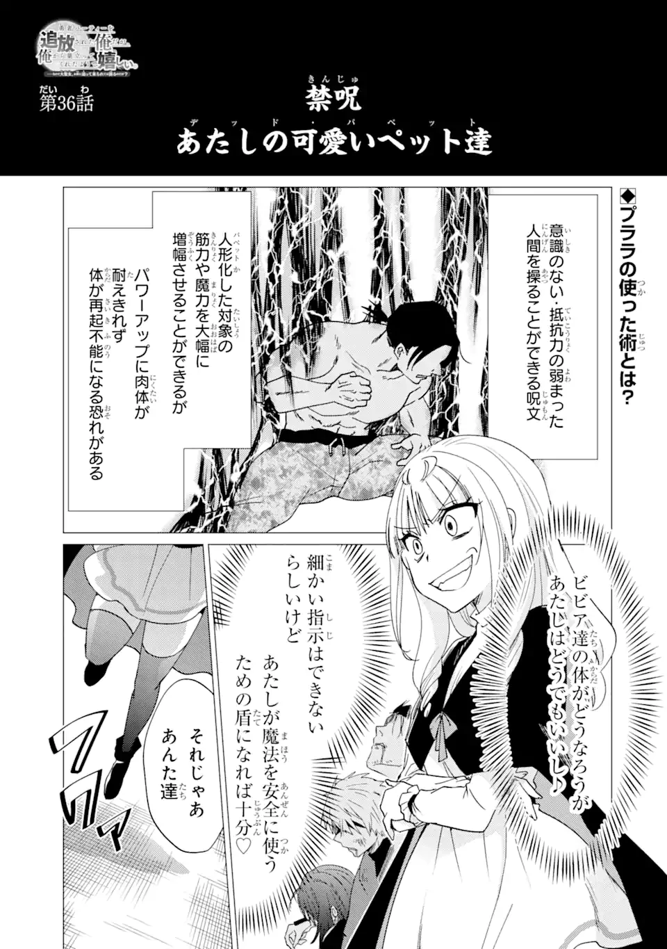 勇者パーティーを追放された俺だが、俺から巣立ってくれたようで嬉しい。……なので大聖女、お前に追って来られては困るのだが? 第36話 - 1