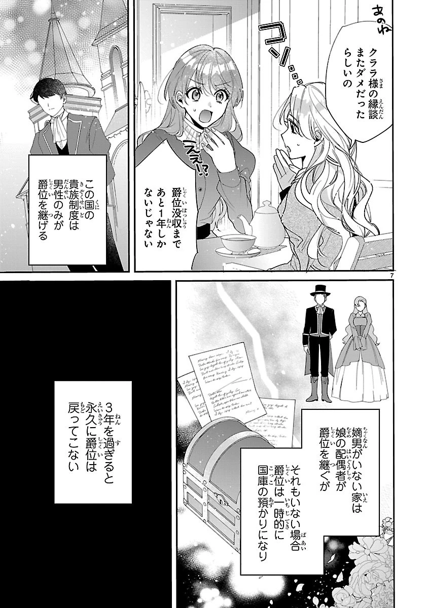 俺様王太子に拾われた崖っぷち令嬢、お飾り側妃になる…はずが溺愛されています!? 第1話 - 7